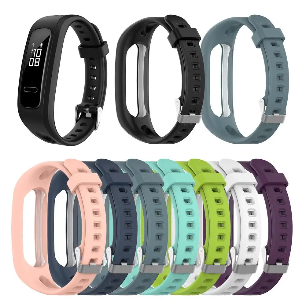 Новый силиконовый спортивный сменный ремешок для часов Huawei Band 3 Honor 4 версия бега