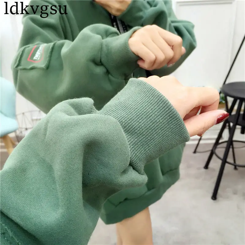 New Fashion 2020 Autumn Winter Women's Sweatshirts Casual Letter Thick Pullovers Tops Loose Drop-Shoulder Hooded Coat A735
New Fashion 2020 Autumn Winter Women's Sweatshirts Casual Letter Thick Pullovers Tops Loose Drop-Shoulder Hooded Coat A735