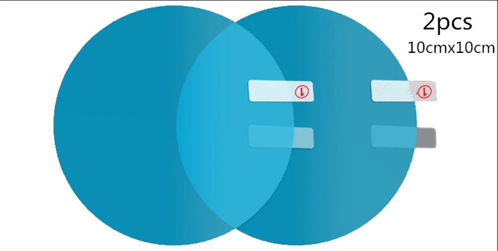 2 шт. автомобиль зеркалом заднего вида анти-туман окна прозрачная защита от дождя