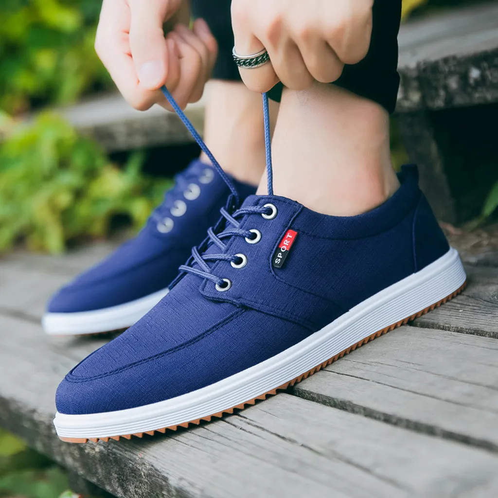 Модная мужская обувь для отдыха в Корейском стиле учащихся zapatillas deporte hombre Прямая