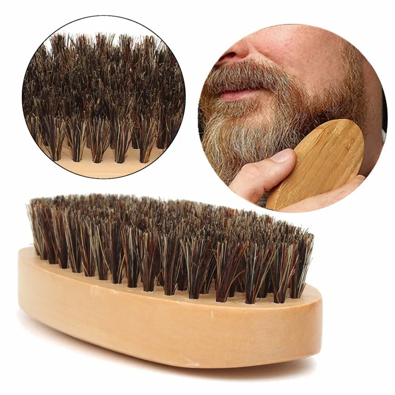 New Men's dedicated Wild boar bristle oval beard brush Comb set beard comb brushes care set Comb Beard tool Bamboo brush
New Men's dedicated Wild boar bristle oval beard brush Comb set beard comb brushes care set Comb Beard tool Bamboo brush