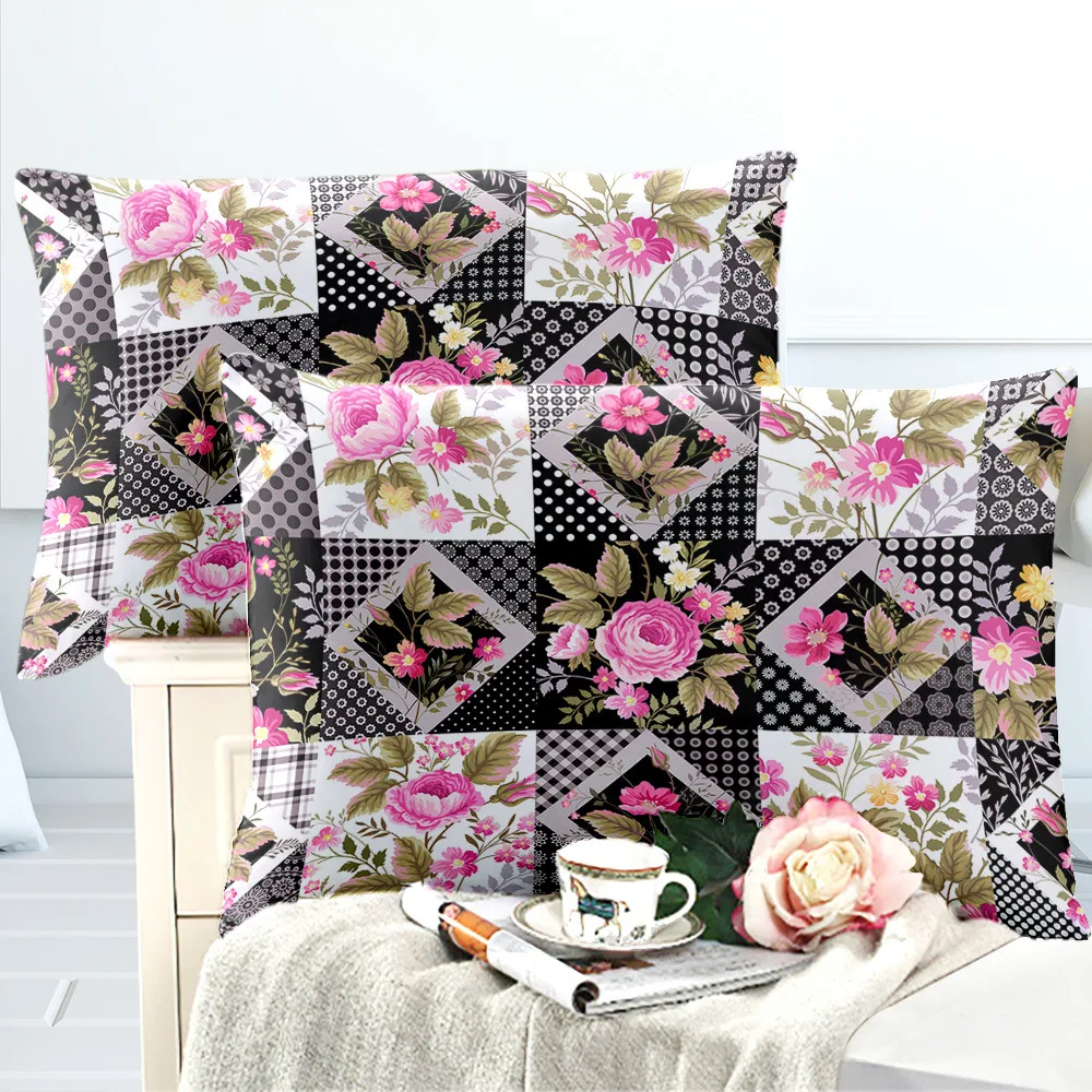 Ethnic Flowers Duvet Cover Set Patchwork Plaid Bedding Set Plant Leaves Print Quilt Cover Polyester Microfiber Bedclothes D30
Ethnic Flowers Duvet Cover Set Patchwork Plaid Bedding Set Plant Leaves Print Quilt Cover Polyester Microfiber Bedclothes D30