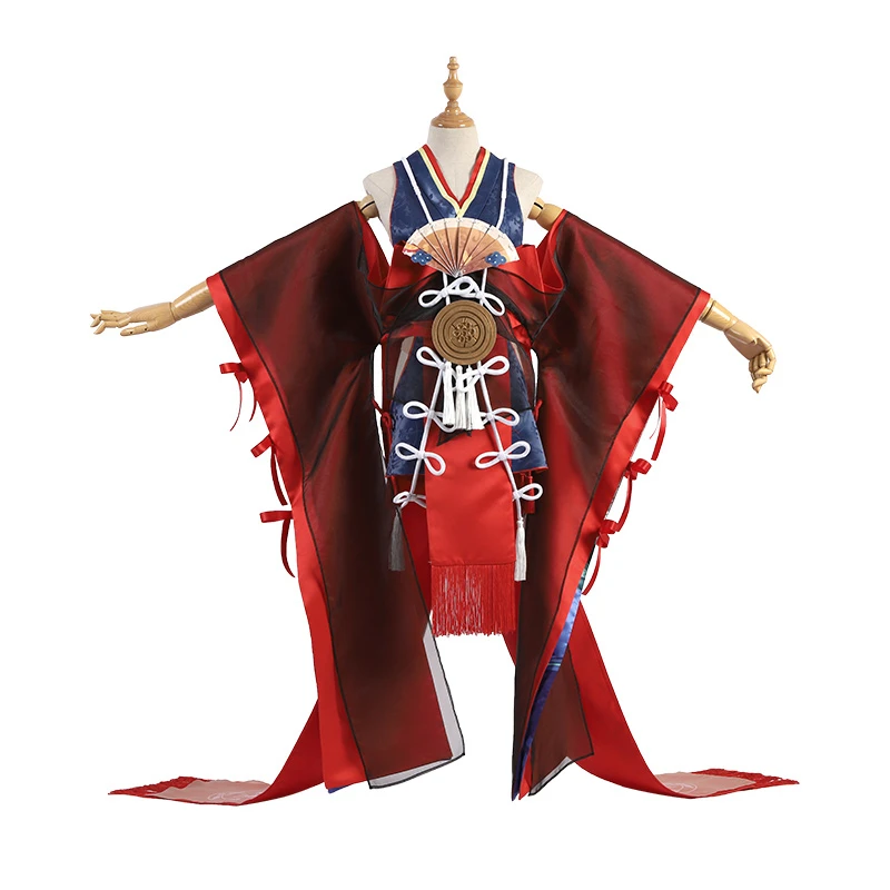 Game Onmyoji SSR Shiranui Awakening Cosplay Costome Women Anime Kimono Uniform Halloween Dress
Game Onmyoji SSR Shiranui Awakening Cosplay Costome Women Anime Kimono Uniform Halloween Dress
