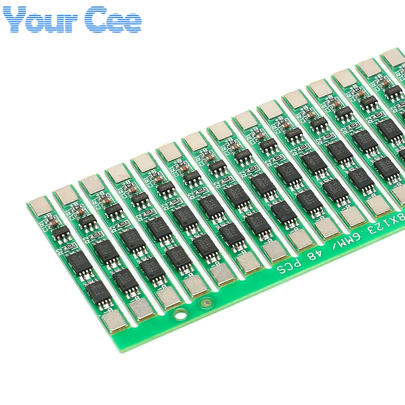 50 pcs 1S 3.7V 4A li-ion BMS PCM 18650 Battery Protection Board PCB for 18650 lithium ion li Battery Double MOS
50 pcs 1S 3.7V 4A li-ion BMS PCM 18650 Battery Protection Board PCB for 18650 lithium ion li Battery Double MOS