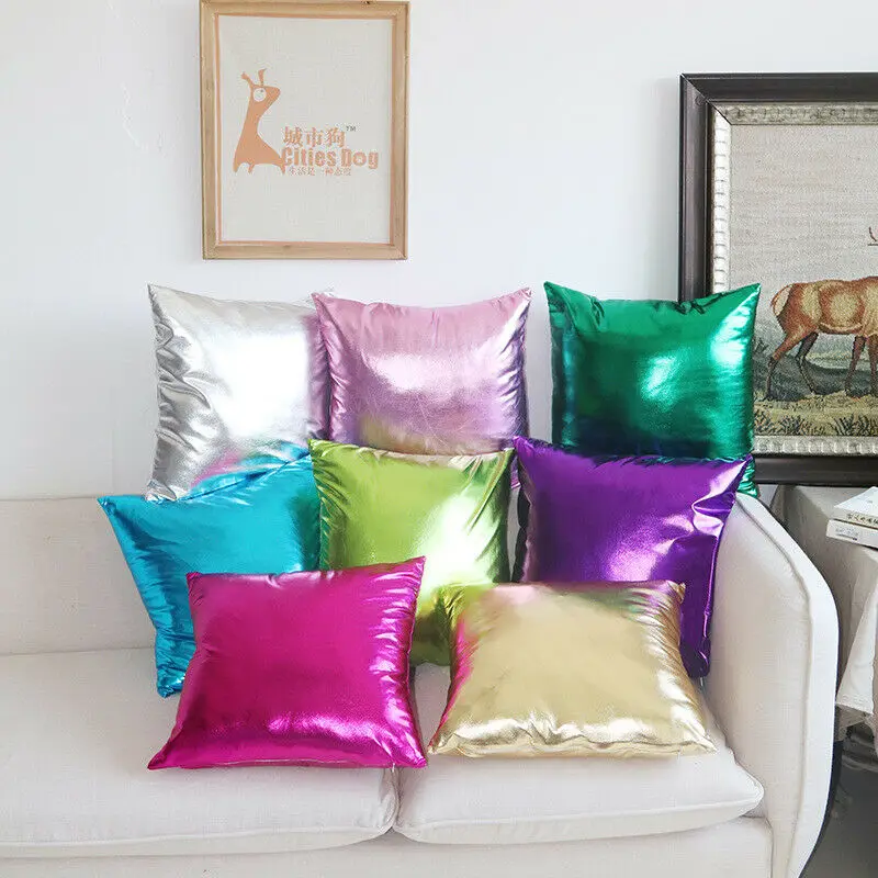 9 Colors 45x45cm Metallic Shine Solid Color Pillowcase PU Foil Hotel Bedroom Living Room Pillow Case Party Event Home Decoration
9 Colors 45x45cm Metallic Shine Solid Color Pillowcase PU Foil Hotel Bedroom Living Room Pillow Case Party Event Home Decoration