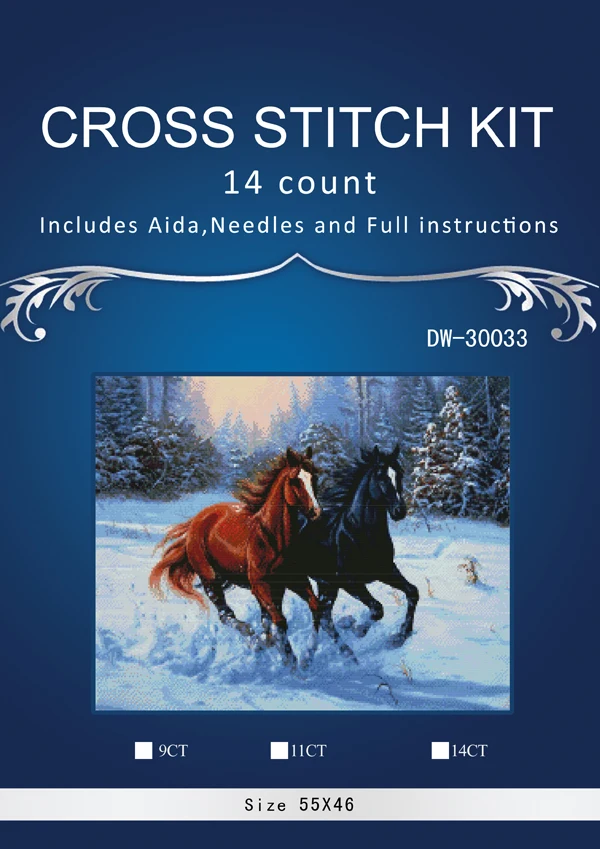 oneroom Running Animal DMC Crafts Sewing Snow Horse 14CT Counted Needlework Cross stitch Sets Embroidery kits Cross-Stitch
oneroom Running Animal DMC Crafts Sewing Snow Horse 14CT Counted Needlework Cross stitch Sets Embroidery kits Cross-Stitch