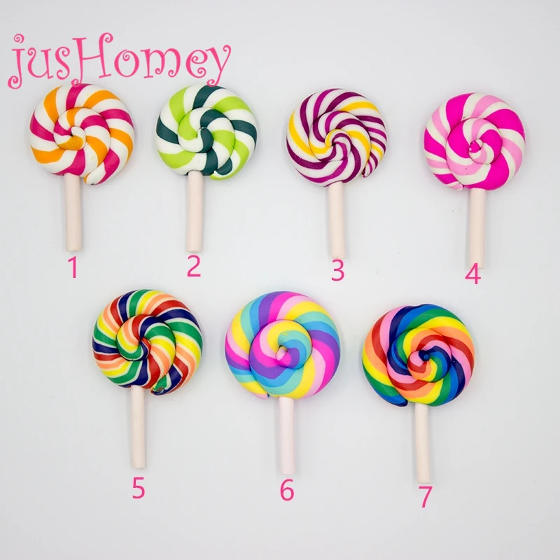10PCS Handmade Rainbow Color Polymer Clay Lollipop Miniatures Clay Lollipop Candy Cabochons for Cell Phone Case Decor, DIY Craft
10PCS Handmade Rainbow Color Polymer Clay Lollipop Miniatures Clay Lollipop Candy Cabochons for Cell Phone Case Decor, DIY Craft