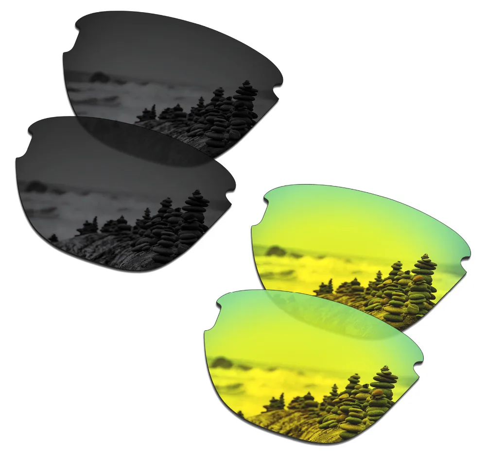 2 пары поляризованных солнцезащитных очков SmartVLT, Сменные линзы для Oakley Frogskins Lite Stealth Black и 24K Gold
2 пары поляризованных солнцезащитных очков SmartVLT, Сменные линзы для Oakley Frogskins Lite Stealth Black и 24K Gold