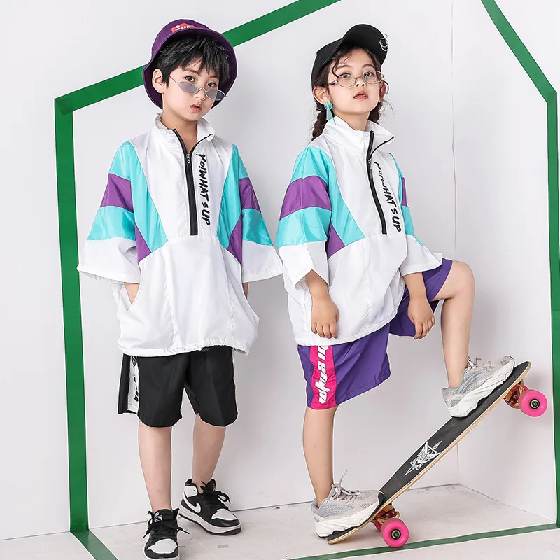 2020 Fashion Kids Hip Hop Dance Costumes for Girl Boy Summer T-shirt Short Pants Suit Children Stage Outfit Jazz Street Clothes
2020 Fashion Kids Hip Hop Dance Costumes for Girl Boy Summer T-shirt Short Pants Suit Children Stage Outfit Jazz Street Clothes