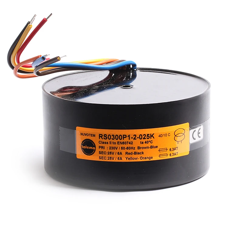 RS Talema полностью герметичный щит 300VA двойной 35V 300W импортный тороидальный трансформатор, лихорадочное кольцо для крупного рогатого скота
RS Talema полностью герметичный щит 300VA двойной 35V 300W импортный тороидальный трансформатор, лихорадочное кольцо для крупного рогатого скота