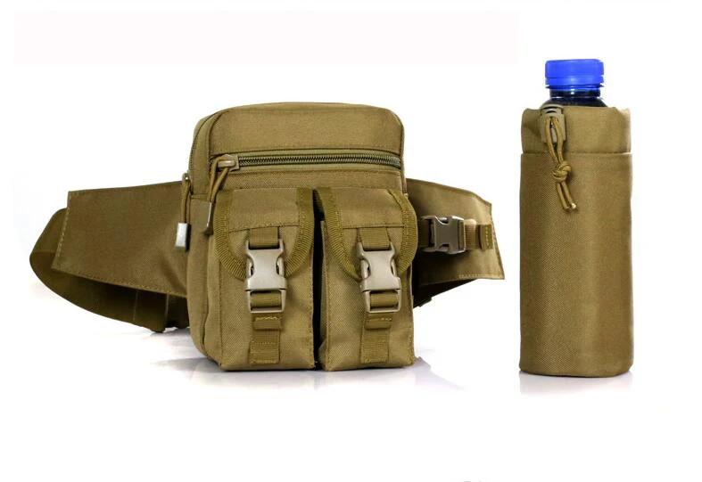 Multifunctional kettle pocket camouflage tactical pack small waterproof bag outdoor sports Riding mountaineering backpack
Multifunctional kettle pocket camouflage tactical pack small waterproof bag outdoor sports Riding mountaineering backpack
