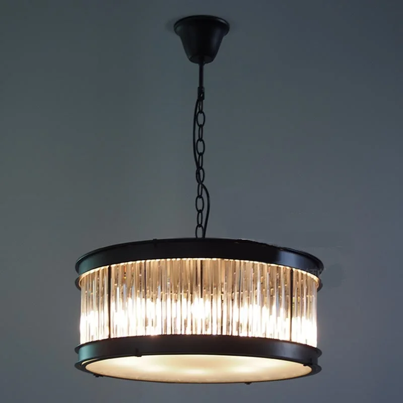 Crystal lamp European style simple luxury dining hanging American retro restaurant large eight lamp crystal round cans FG772
Crystal lamp European style simple luxury dining hanging American retro restaurant large eight lamp crystal round cans FG772