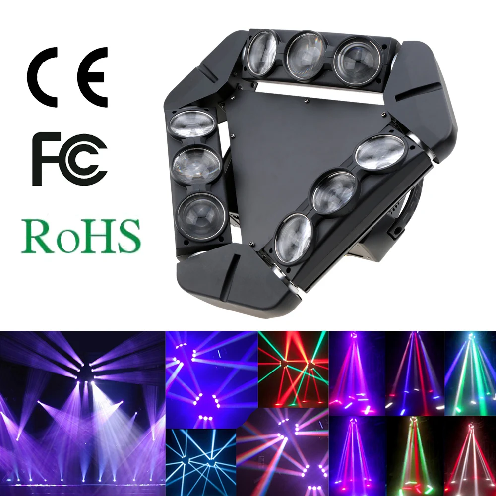 DMX512 LED Stage Ligth Effect Auto Rotating Color Changing Beam Stage Light Sound Control DJ Lamp for Disco Club Lixada 140W
DMX512 LED Stage Ligth Effect Auto Rotating Color Changing Beam Stage Light Sound Control DJ Lamp for Disco Club Lixada 140W