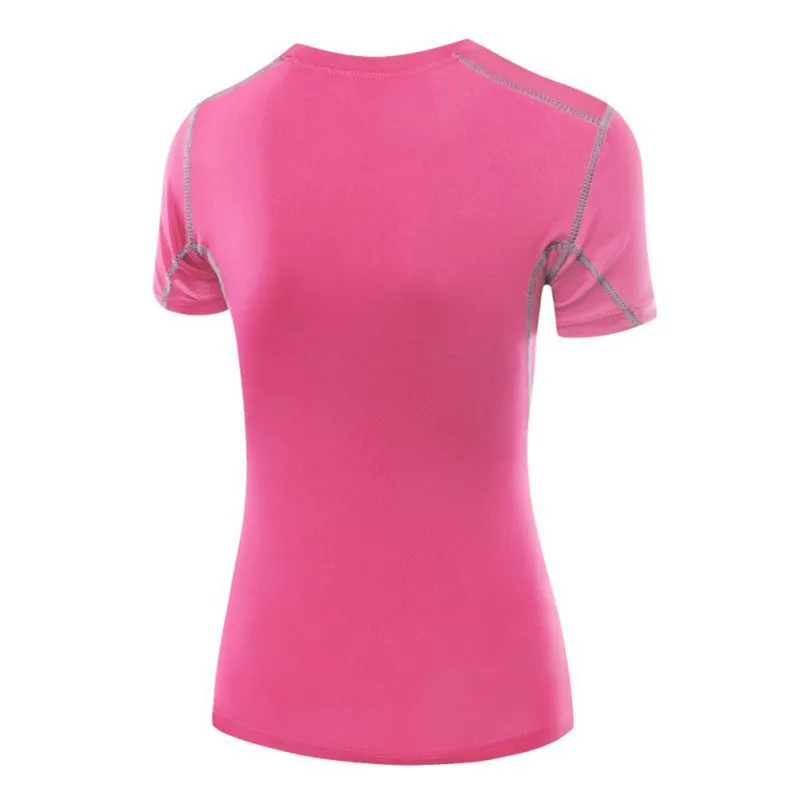 Фото Женские спортивные тренировочные рубашки с коротким рукавом - купить