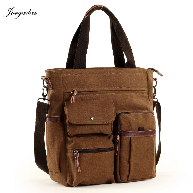 Jorgeolea Men Canvas Business Briefcase Versatile Casual Handbag For Men Travel Satchel E502
Jorgeolea Men Canvas Business Briefcase Versatile Casual Handbag For Men Travel Satchel E502