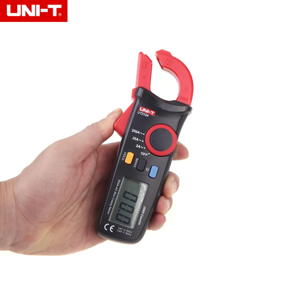 UNI-T UT210A 200A 2000 Conuts Mini LCD Electrical Professional Multifunction Current Clamp Meters
UNI-T UT210A 200A 2000 Conuts Mini LCD Electrical Professional Multifunction Current Clamp Meters