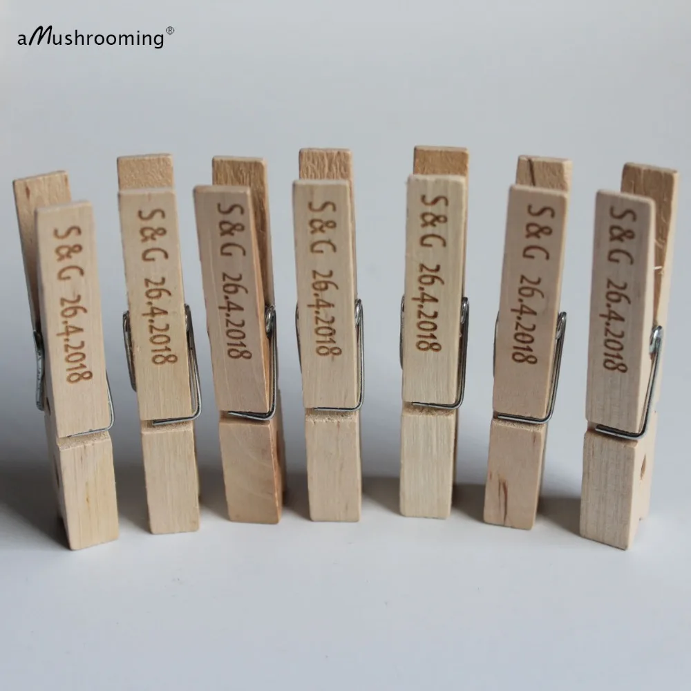 Personalized Clothespins Name and Date for Rustic Wedding Party Large Wooden Clothes Pegs Personlize text engrave wedding gifts
Personalized Clothespins Name and Date for Rustic Wedding Party Large Wooden Clothes Pegs Personlize text engrave wedding gifts