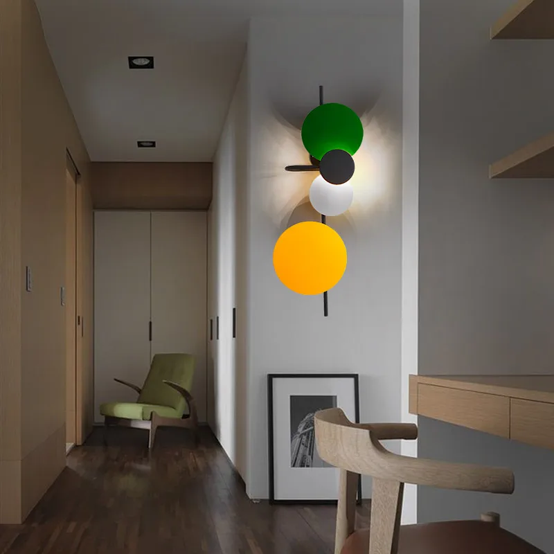Nordic modern minimalist living room wall light aisle lights creative personality bedroom led wall lamps
Nordic modern minimalist living room wall light aisle lights creative personality bedroom led wall lamps