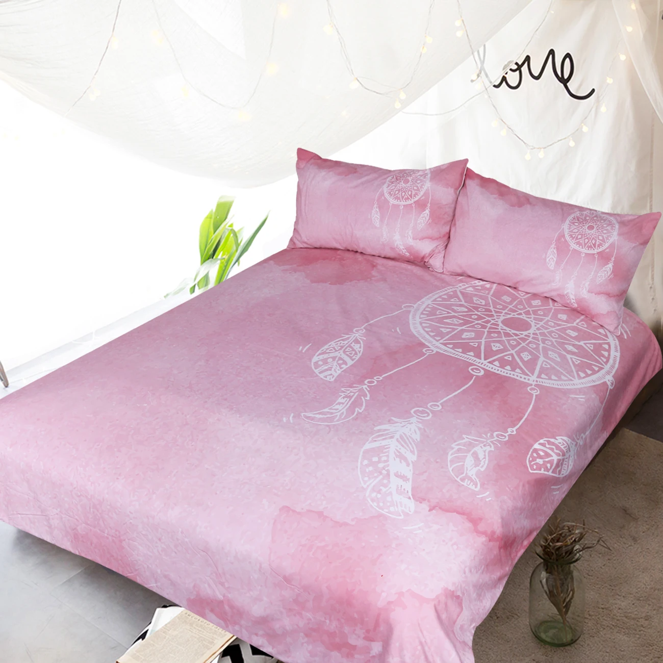 3Pcs Dreamcatcher Pink Bedding Sets Full King Twin Queen King Bed Sheet Duvet Cover Set Pillowcase Without Comforter E
3Pcs Dreamcatcher Pink Bedding Sets Full King Twin Queen King Bed Sheet Duvet Cover Set Pillowcase Without Comforter E