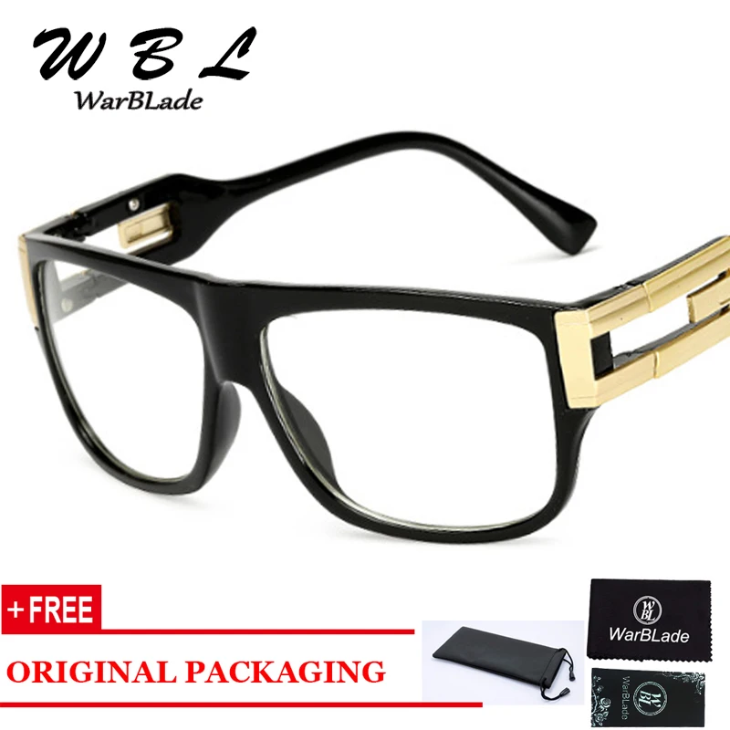 WARBLADE High Quality Square Eyewear Black Frames Men Clear Lens Eyeglasses Fashion Pilot Male Spectacle Glasses Frame 2018
WARBLADE High Quality Square Eyewear Black Frames Men Clear Lens Eyeglasses Fashion Pilot Male Spectacle Glasses Frame 2018