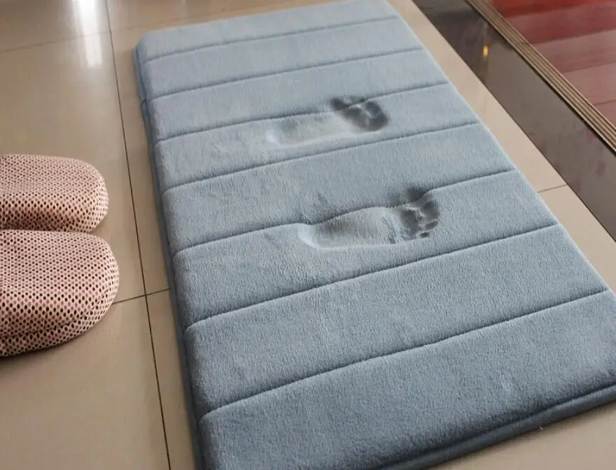 New 2015 Hot Memory Foam Bath Mat Absorbent Slip-resistant Pad Bathroom Mats | Дом и сад