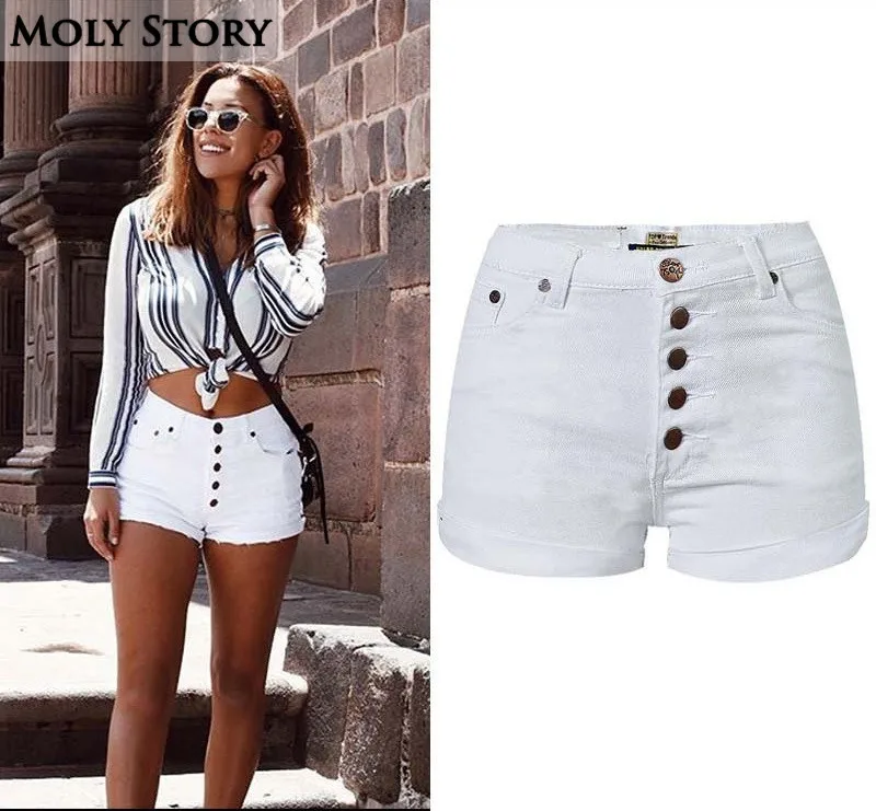 White High Waisted Shorts Women Plus Size Skinny Booty Shorts Casual Short Jeans
White High Waisted Shorts Women Plus Size Skinny Booty Shorts Casual Short Jeans