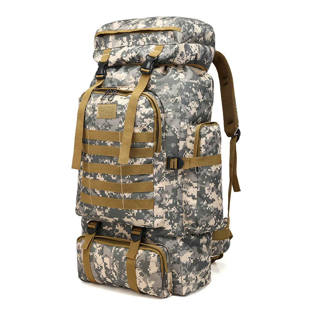 80L водонепроницаемый тактический рюкзак военный армейский походный для кемпинга