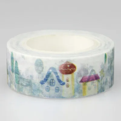 1.5cm Lovely village Adhesive Tape for Scrapbooking DIY Craft Sticky Deco Masking Japanese Paper Washi Tape
1.5cm Lovely village Adhesive Tape for Scrapbooking DIY Craft Sticky Deco Masking Japanese Paper Washi Tape