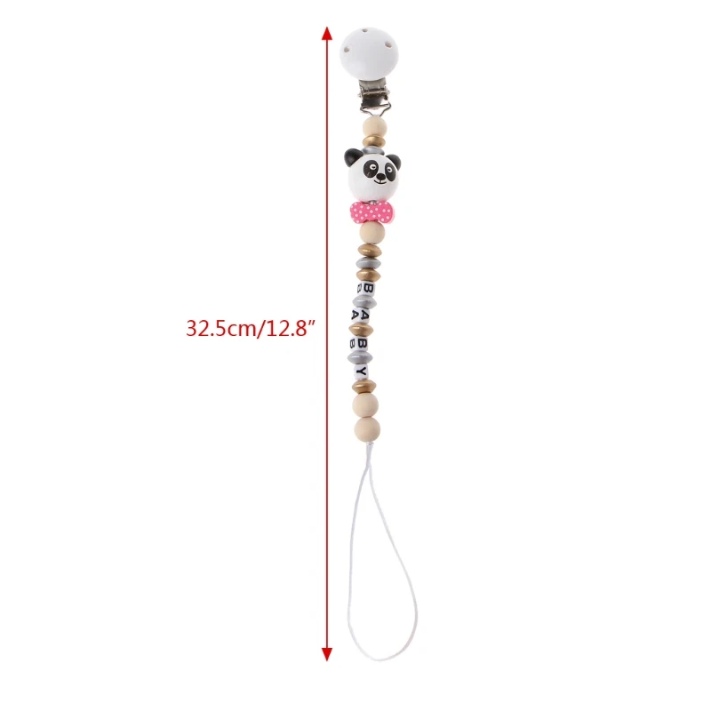 Cute Baby Wooden Teething Dummy Pacifier Clip Bead Infant Soother Nipple Strap panda bowknot pacifier clips
Cute Baby Wooden Teething Dummy Pacifier Clip Bead Infant Soother Nipple Strap panda bowknot pacifier clips