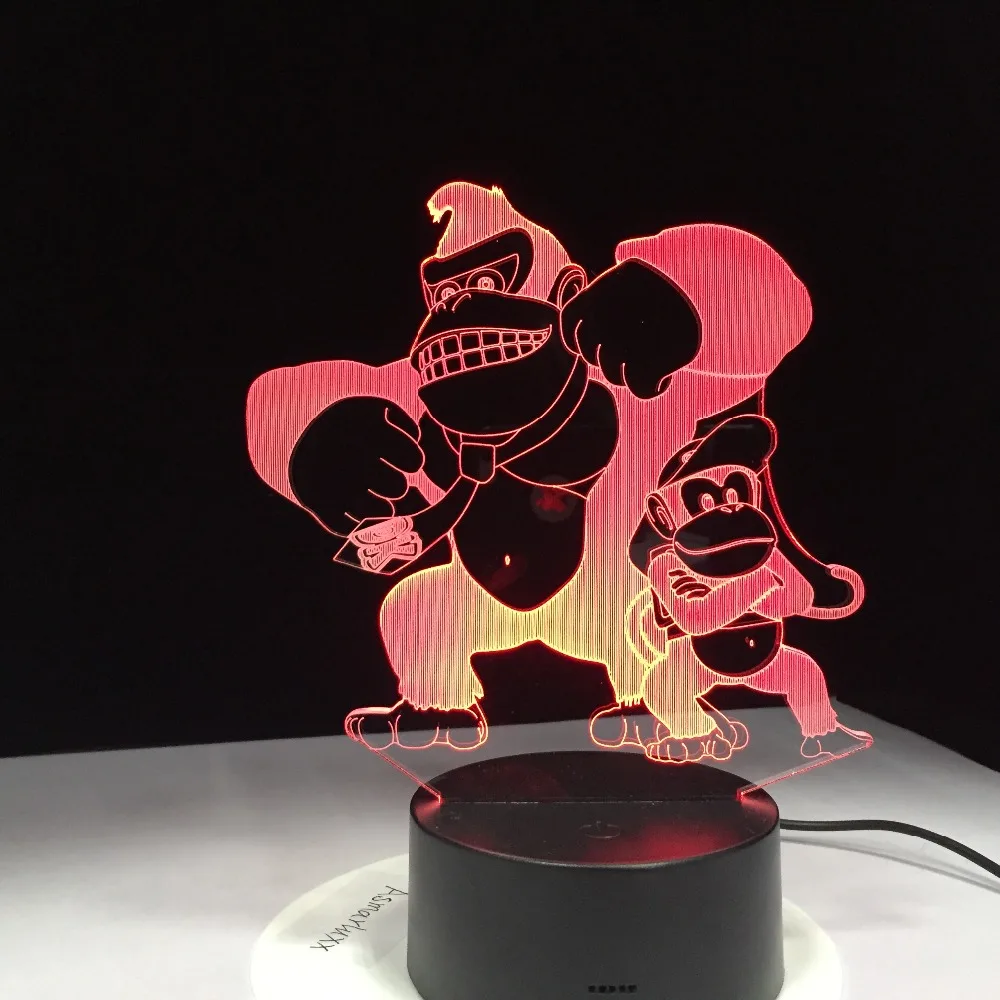 Monkey 3D Led Desk Lamp 7 Colors Change Home Atmosphere Decor Animal Lighting Fixture Kids Birthday Gift Night Light Drop Ship
Monkey 3D Led Desk Lamp 7 Colors Change Home Atmosphere Decor Animal Lighting Fixture Kids Birthday Gift Night Light Drop Ship