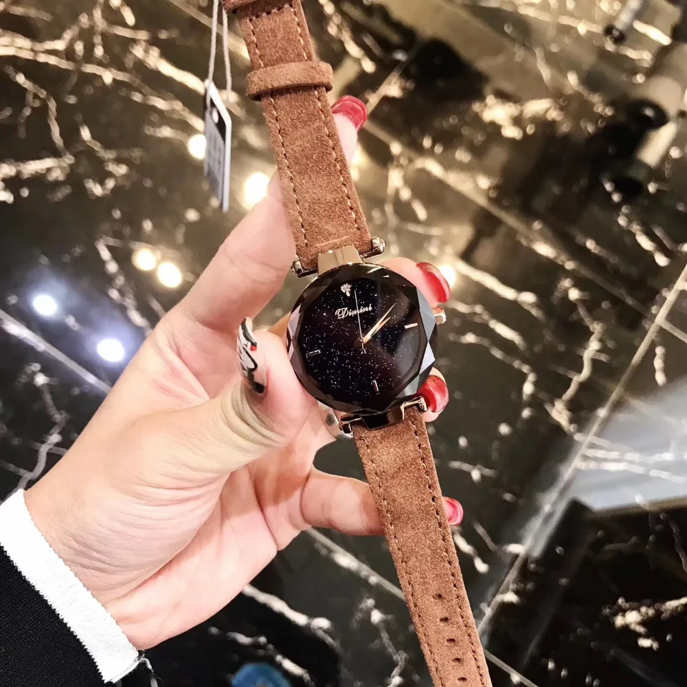 New Popular Caramel Fur Leather Strap Watches Women Fashion Dress Wristwatch Waterproof Quartz Watch Multi Faceted Crystal Reloj
New Popular Caramel Fur Leather Strap Watches Women Fashion Dress Wristwatch Waterproof Quartz Watch Multi Faceted Crystal Reloj