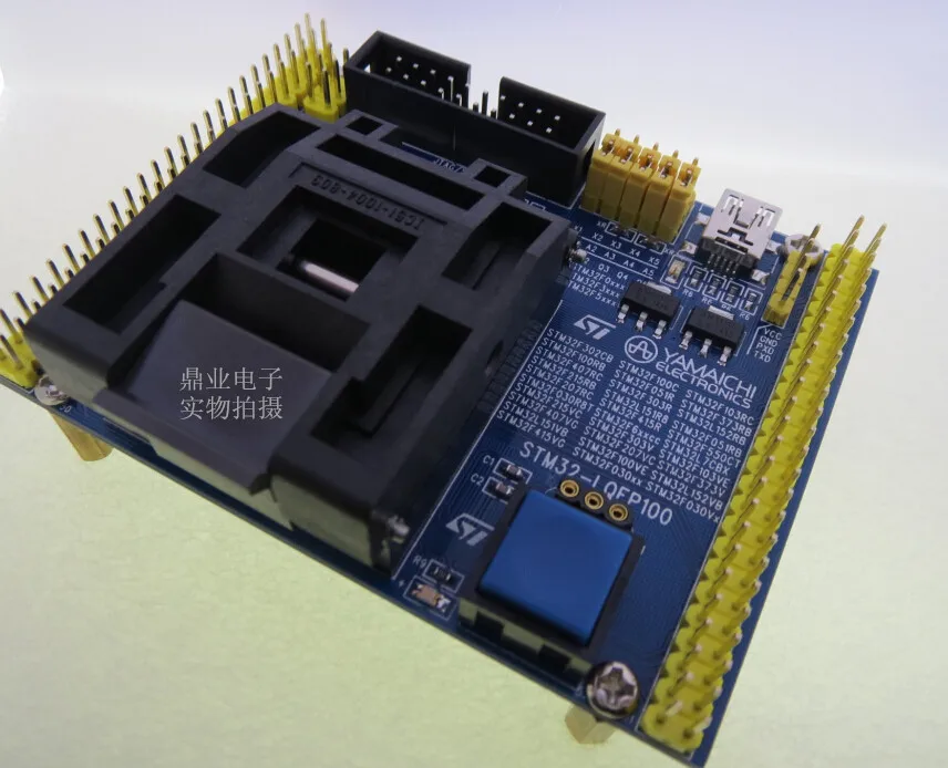 Оригинальный ST IC Тесты сиденье STM32F3 STM32F1 сжигание программа STM32F LQFP 100 гнездо