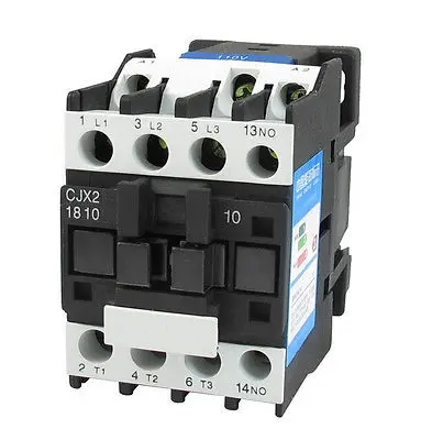 CJX2-1810 3-полюсный 35 мм din-рейку переменного тока контактор One NO 110V Катушка 32A
CJX2-1810 3-полюсный 35 мм din-рейку переменного тока контактор One NO 110V Катушка 32A