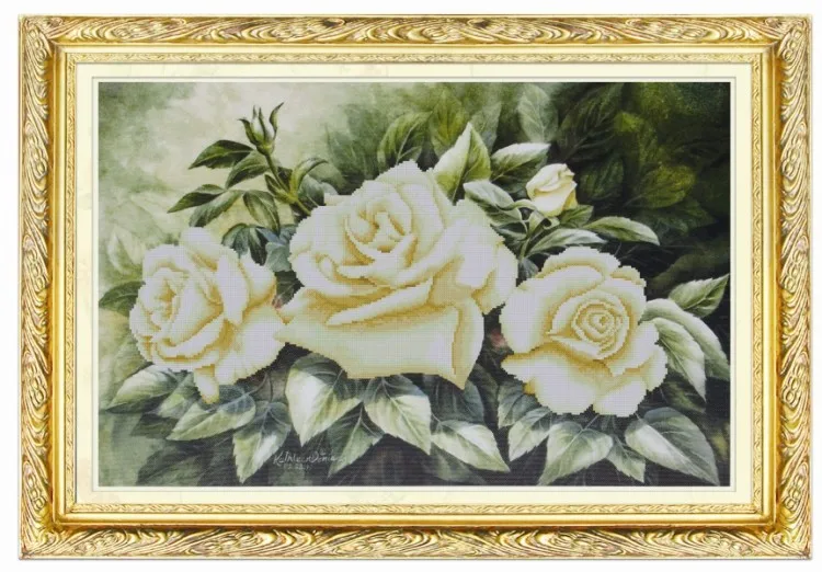 Needlework,DMC DIY Cross stitch,Embroidery kit set,love rose floral Flower Cross-Stitch painting wedding Wholesale
Needlework,DMC DIY Cross stitch,Embroidery kit set,love rose floral Flower Cross-Stitch painting wedding Wholesale