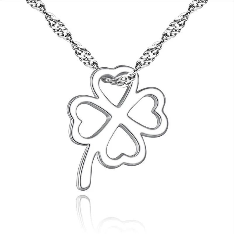 LUKENI Trendy Clover Female Pendants Necklace For Women Party Accessories Top Quality 925 Sterling Silver Women Choker Necklace
LUKENI Trendy Clover Female Pendants Necklace For Women Party Accessories Top Quality 925 Sterling Silver Women Choker Necklace