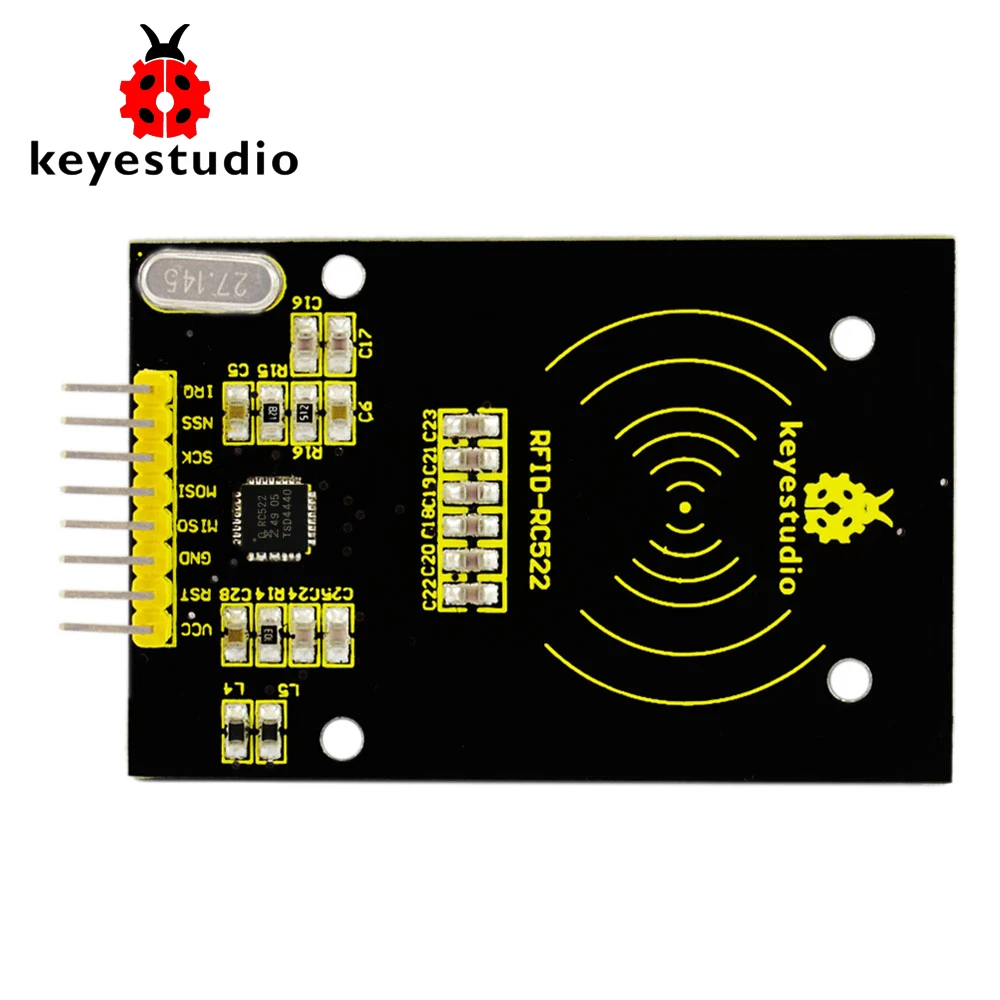 

Free shipping!Keyestudio RC522 RFID (Original chip)module for Arduino UNO R3