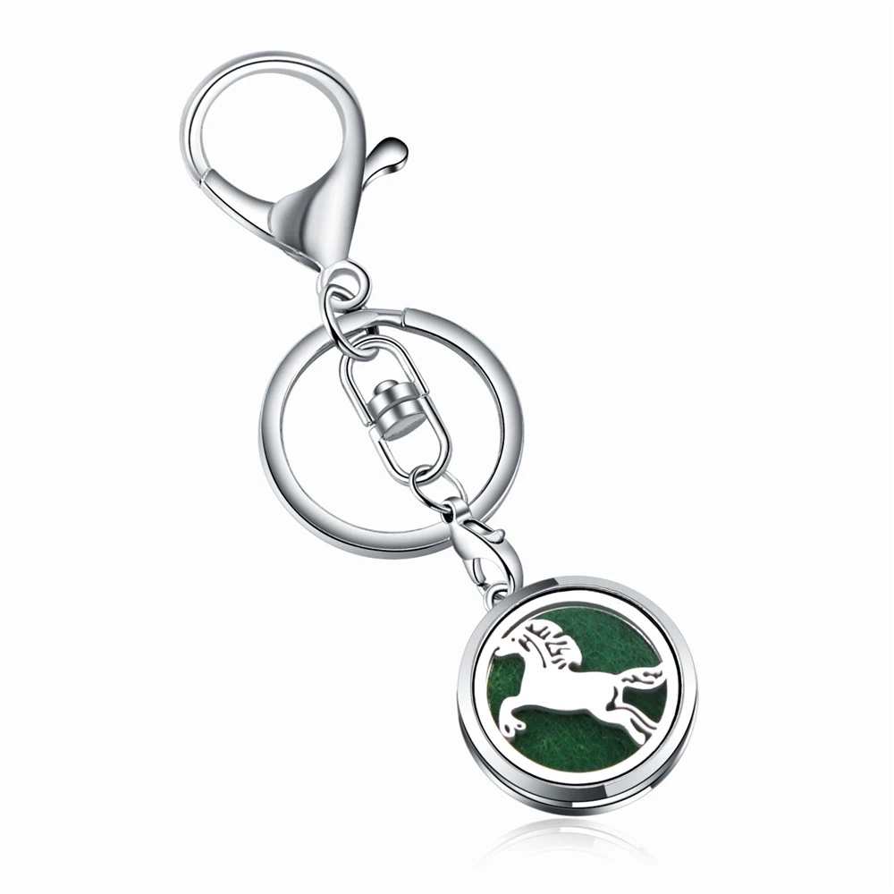 Fashion Horse Perfume KeyChain Jewelry Stainless Steel Essential Oil Diffuser Perfume Aromatherapy Locket Key Chain Jewelry
Fashion Horse Perfume KeyChain Jewelry Stainless Steel Essential Oil Diffuser Perfume Aromatherapy Locket Key Chain Jewelry