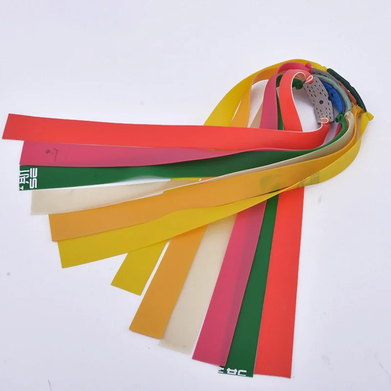 10 Pcs/Bag Slingshot Powerful Elastic Flat Rubber Band Catapult Latex Tape Thickness Bungee Catapult Kit Outdoor Hunting Tool
10 Pcs/Bag Slingshot Powerful Elastic Flat Rubber Band Catapult Latex Tape Thickness Bungee Catapult Kit Outdoor Hunting Tool