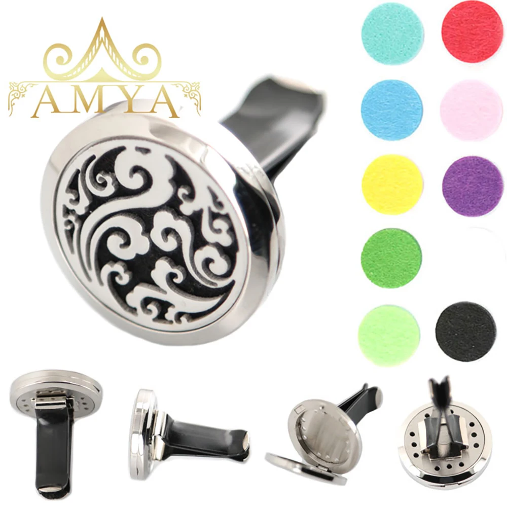 30mm Diffuser 316 Stainless Steel Car Aroma Locket Essential Oil Car Diffuser Lockets Free 40Pcs Pads
30mm Diffuser 316 Stainless Steel Car Aroma Locket Essential Oil Car Diffuser Lockets Free 40Pcs Pads