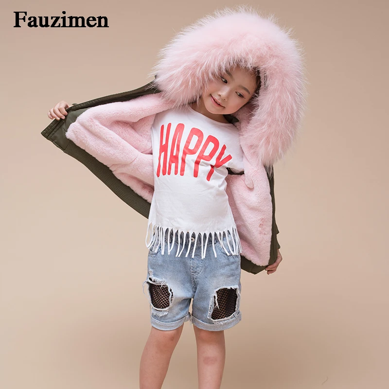 Baby Girls Jackets 2019 Autumn Winter Jackets Boys Jacket Kids Warm Real Raccoon Fur Hooded Outerwear Boys Coat Children Clothes
Baby Girls Jackets 2019 Autumn Winter Jackets Boys Jacket Kids Warm Real Raccoon Fur Hooded Outerwear Boys Coat Children Clothes