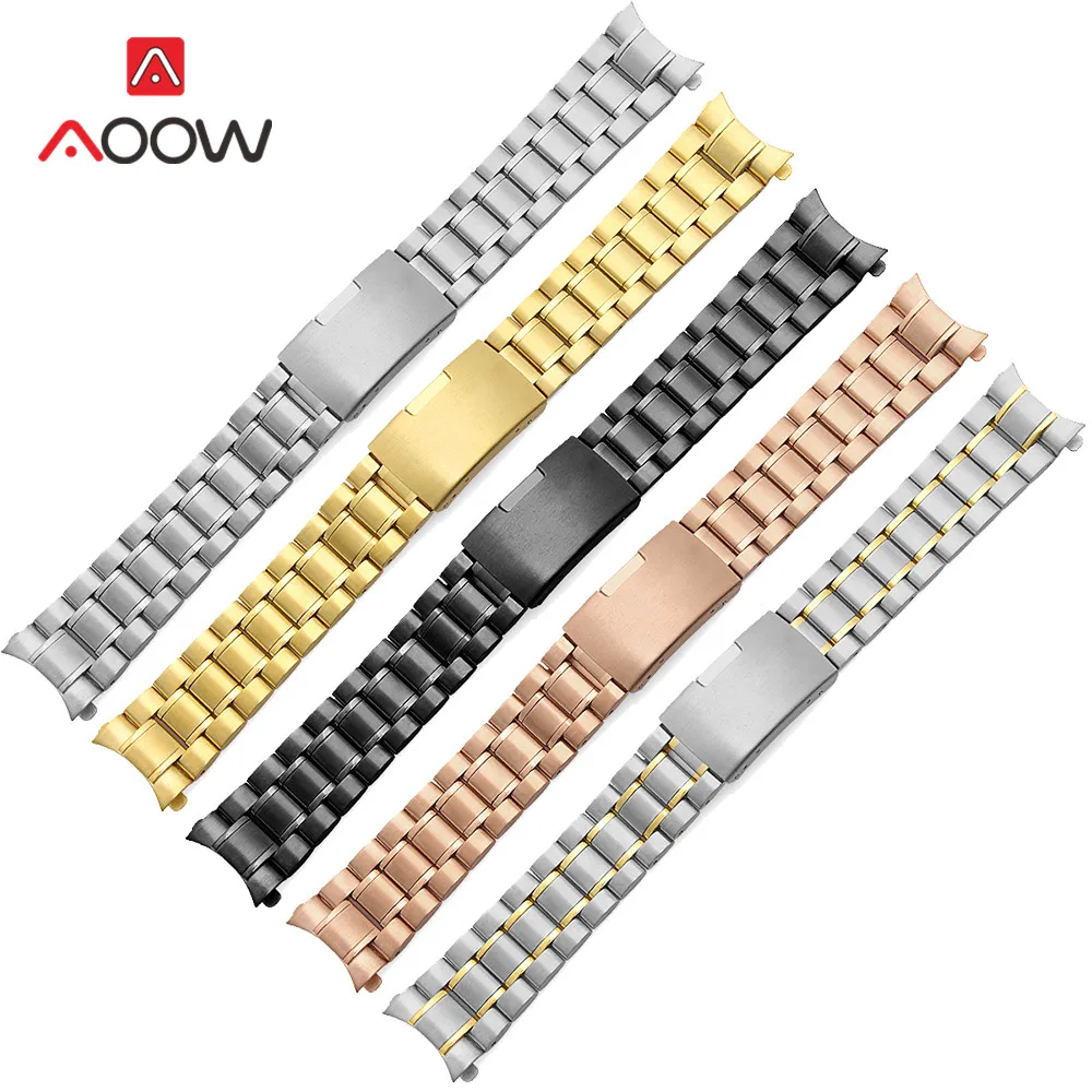 18mm 20mm 22mm 24mm Stainless Steel Band Strap Seamless Welding Deployment Buckle Rose Gold Watchband Bracelet Watch Accessories
18mm 20mm 22mm 24mm Stainless Steel Band Strap Seamless Welding Deployment Buckle Rose Gold Watchband Bracelet Watch Accessories
