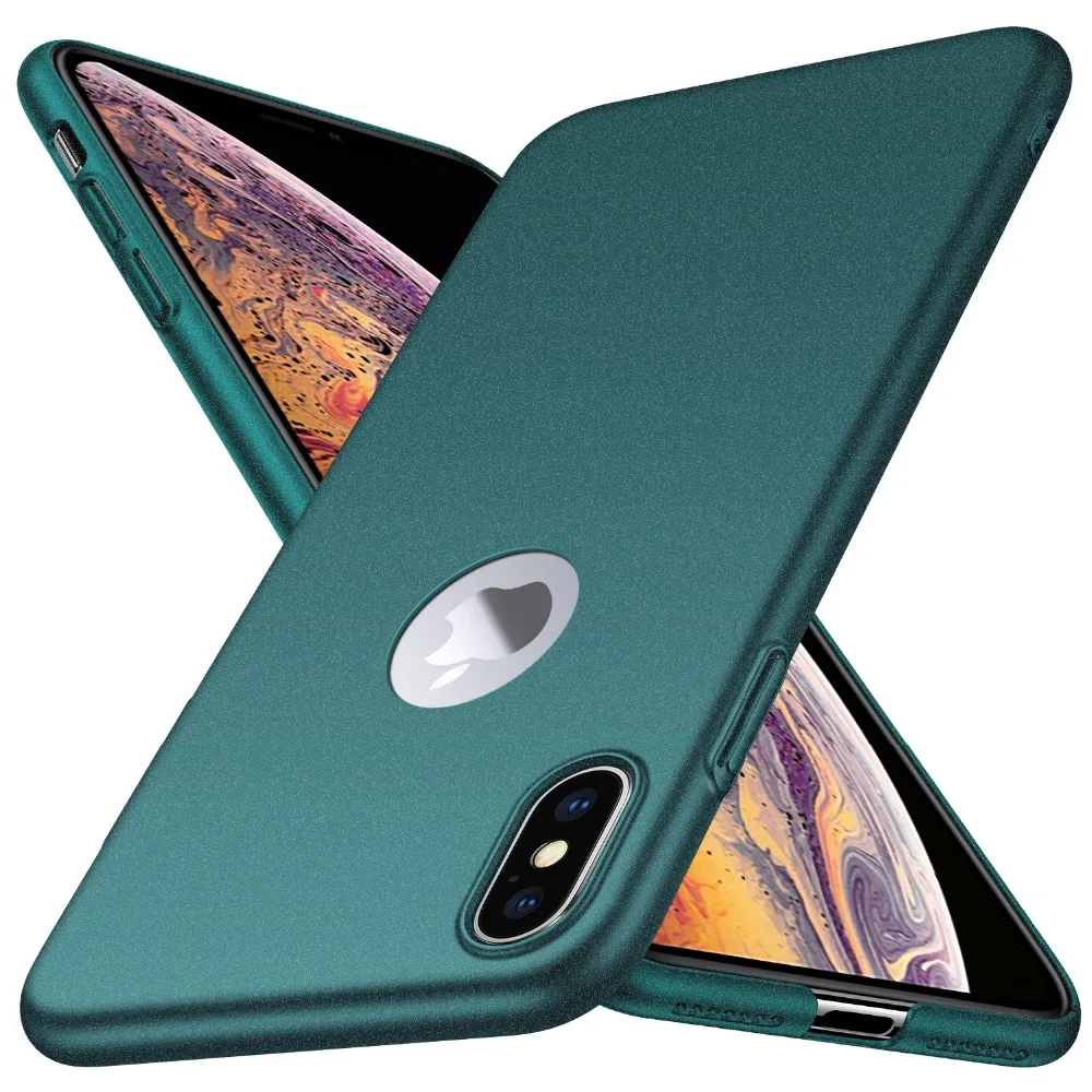 Чехол для iPhone XS Max X XR ультратонкий минималистичный тонкий защитный чехол