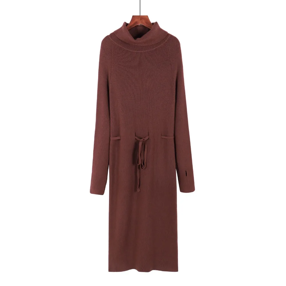 Women Long Loose Pullover Sweater 2019 Fall Winter Femme Lace Up Knitted Sweaters Dress Warm Turtleneck Jumpers Clothes Fashion
Women Long Loose Pullover Sweater 2019 Fall Winter Femme Lace Up Knitted Sweaters Dress Warm Turtleneck Jumpers Clothes Fashion