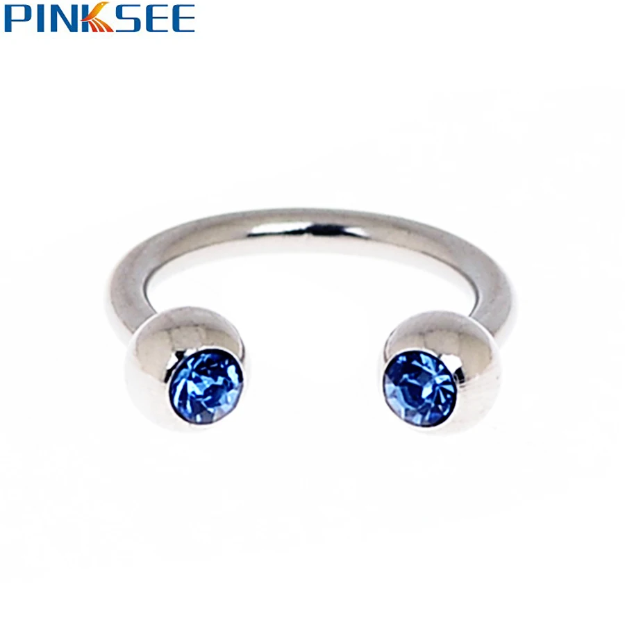 18G Stainless Steel Crystal Circular Barbells Horseshoe Fake Nose Lip Eyebrow Septum Nose Hoop Ring Piercing Body Jewelry
18G Stainless Steel Crystal Circular Barbells Horseshoe Fake Nose Lip Eyebrow Septum Nose Hoop Ring Piercing Body Jewelry