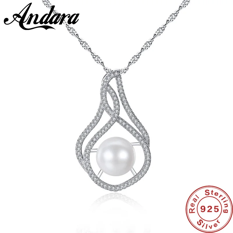 Real 925 Sterling Silver Freshwater Pearl Necklaces & Pendants With Paved Micro AAA Cubic Zirconia Women Jewelry
Real 925 Sterling Silver Freshwater Pearl Necklaces & Pendants With Paved Micro AAA Cubic Zirconia Women Jewelry