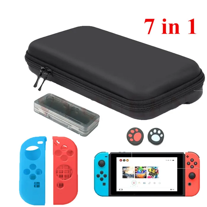 7 in 1 for Nintend Switch Console Tempered Glass Screen Protector + Controller Silicone Case+ Thumbsticks Cap r20
7 in 1 for Nintend Switch Console Tempered Glass Screen Protector + Controller Silicone Case+ Thumbsticks Cap r20
