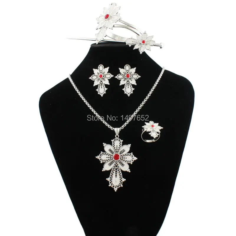 Newest Ethiopian Cross Necklace/Pendant/Bangle/Earring/Ring/Hairpin Sets Habesha Jewelry For African Women Christmas Gift
Newest Ethiopian Cross Necklace/Pendant/Bangle/Earring/Ring/Hairpin Sets Habesha Jewelry For African Women Christmas Gift