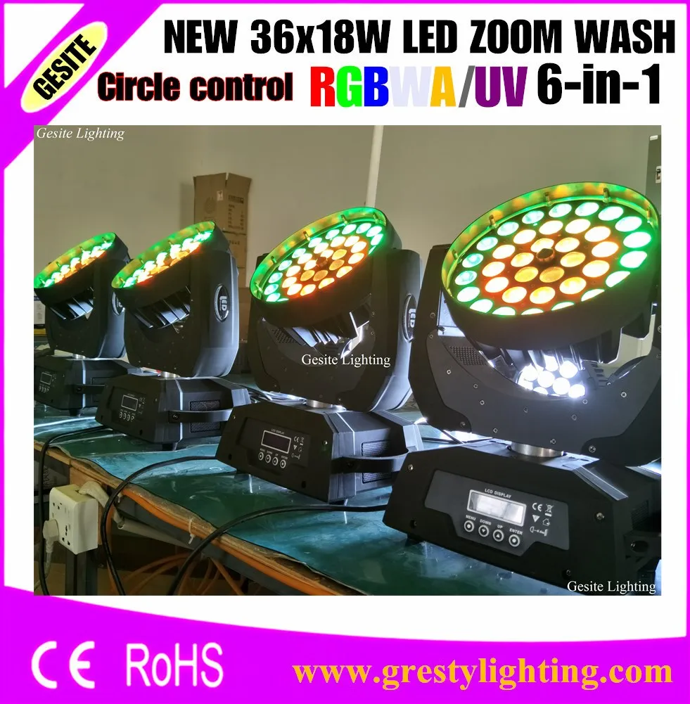 2pcs/LOT Professional Stage Lighting Eternal Max Wash 360 Zoom Robe Robin 600 6in1 RGBW 36pcs 18w LED Moving Head
2pcs/LOT Professional Stage Lighting Eternal Max Wash 360 Zoom Robe Robin 600 6in1 RGBW 36pcs 18w LED Moving Head