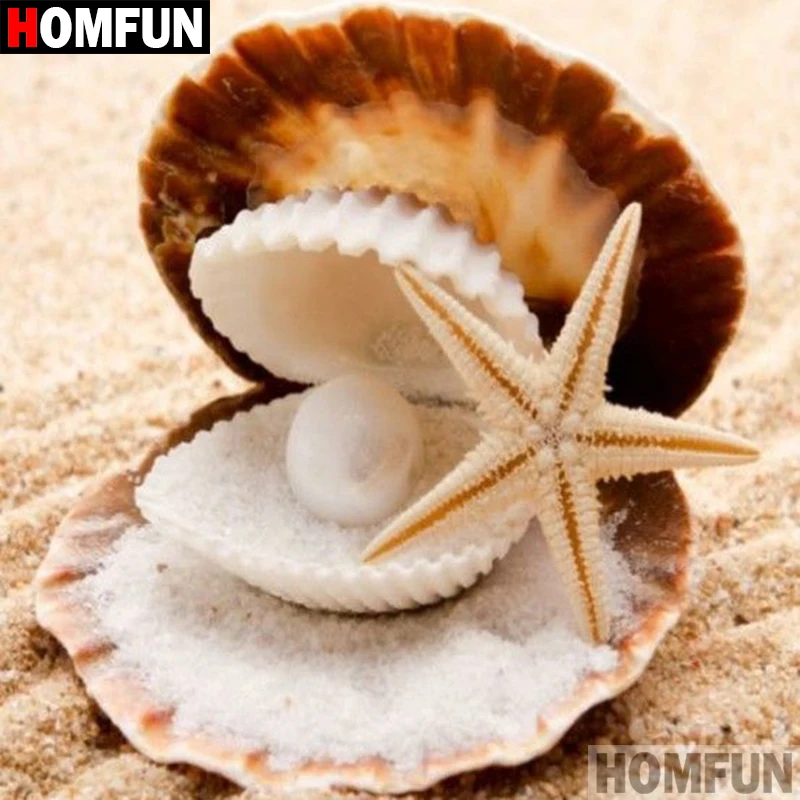 HOMFUN 5D DIY Diamond Painting Full Square/Round Drill "Seashell starfish" 3D Embroidery Cross Stitch gift Home Decor A08249
HOMFUN 5D DIY Diamond Painting Full Square/Round Drill "Seashell starfish" 3D Embroidery Cross Stitch gift Home Decor A08249
