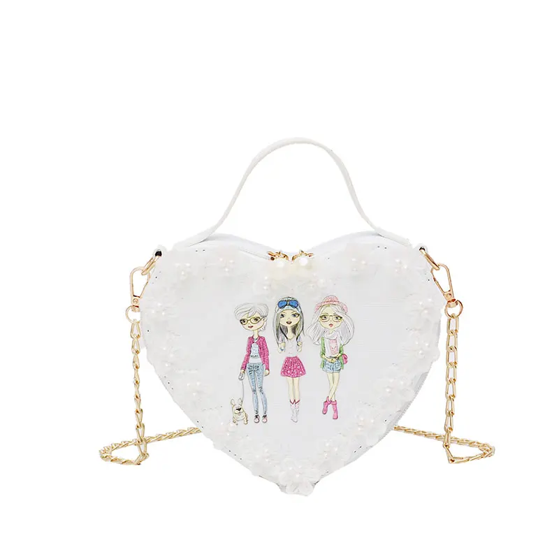 Japanese sweet lolita bag lace flower heart-shaped portable inclined shoulder bag kawaii girl daily loli cos
Japanese sweet lolita bag lace flower heart-shaped portable inclined shoulder bag kawaii girl daily loli cos